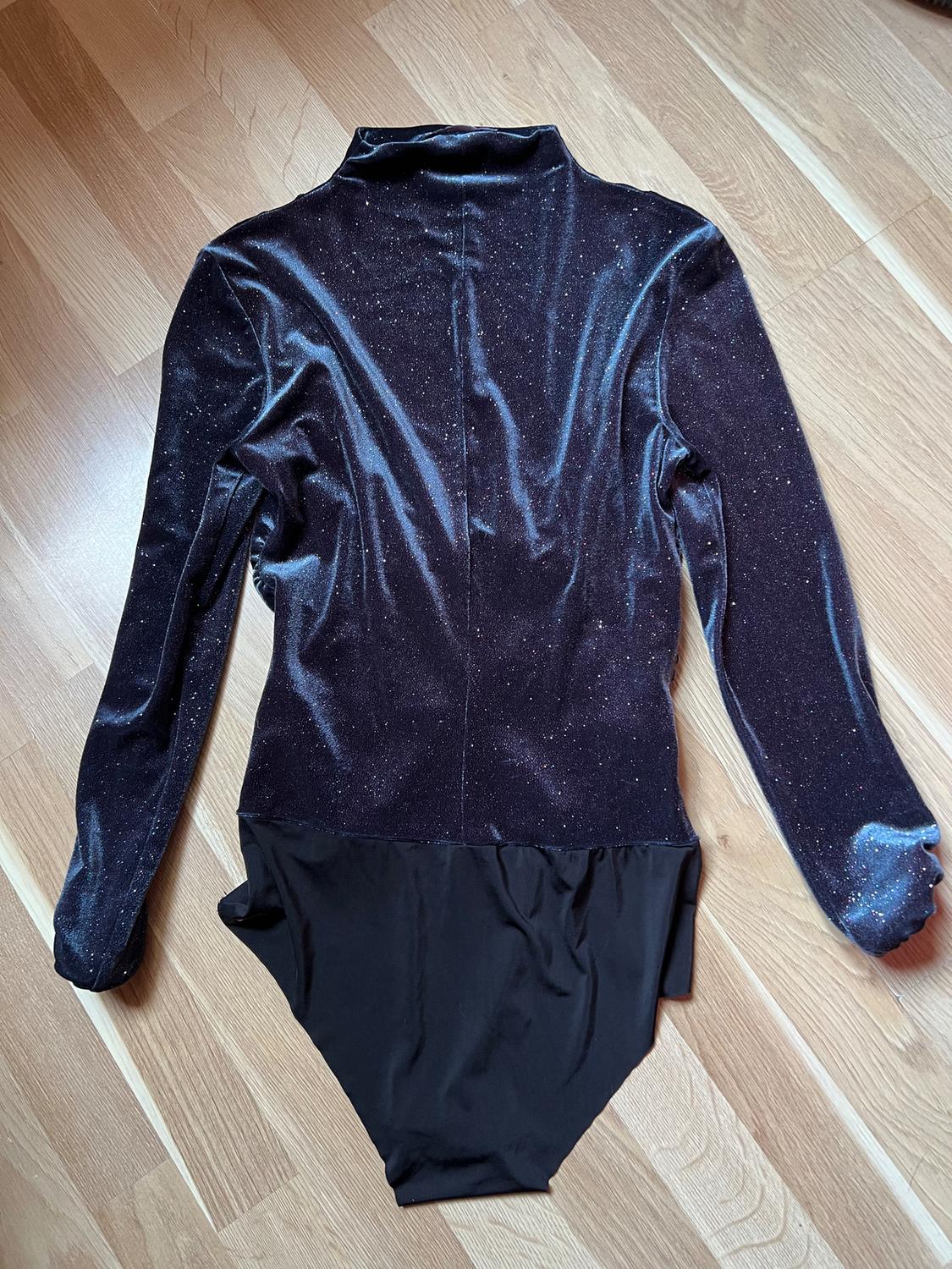 SHIMMERY VELVET BODYSUIT - Image 2