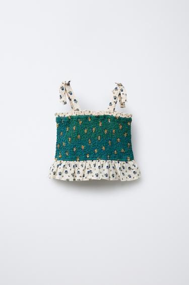 CHEMISE IMPRIMÉ FLEURS - Écru de Zara - Image 1