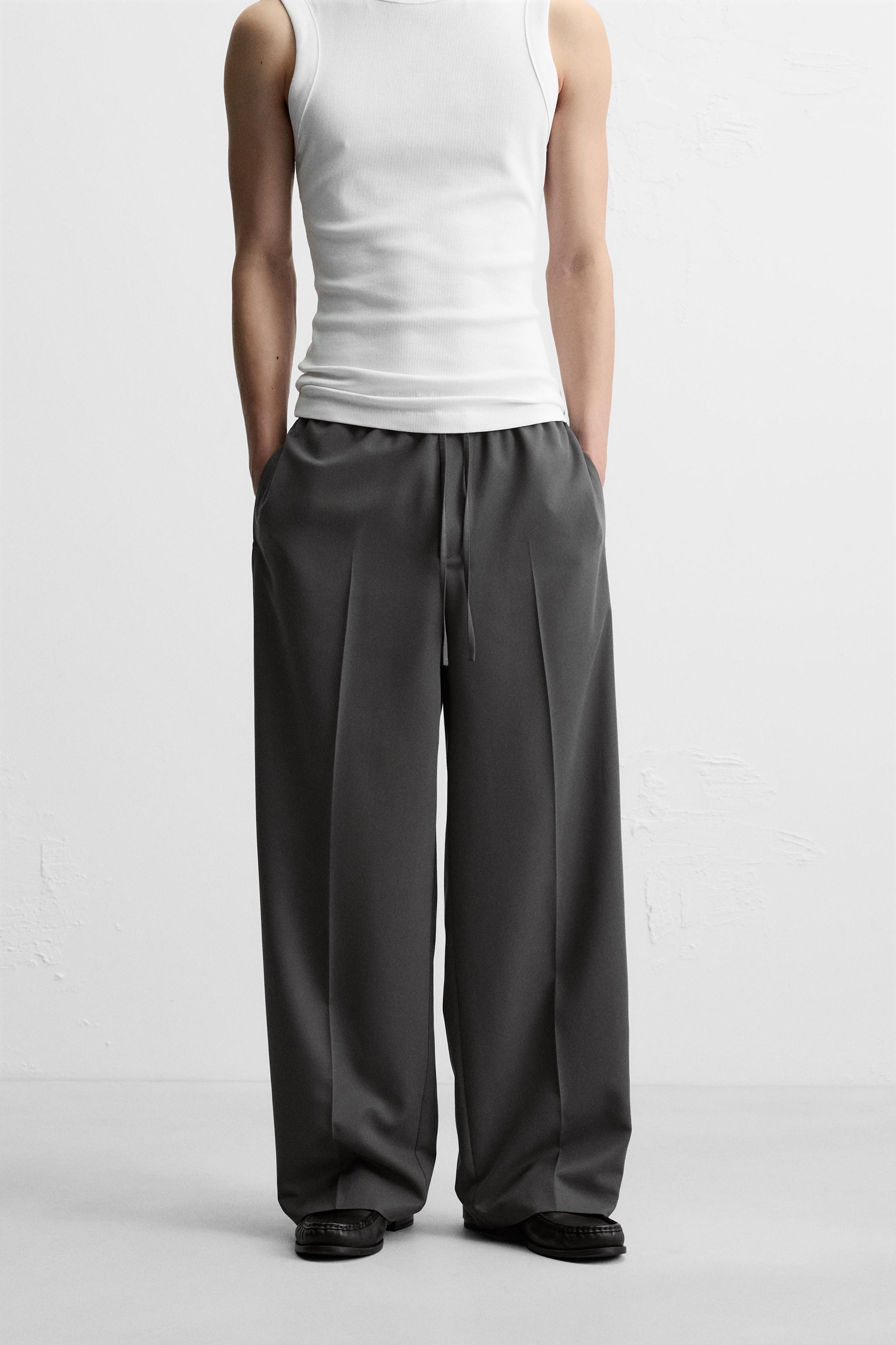 パンツ (グレー・灰色) | メンズ | 最新コレクション | ZARA 日本 パンツ (グレー・灰色) | メンズ | 最新コレクション | ZARA 日本