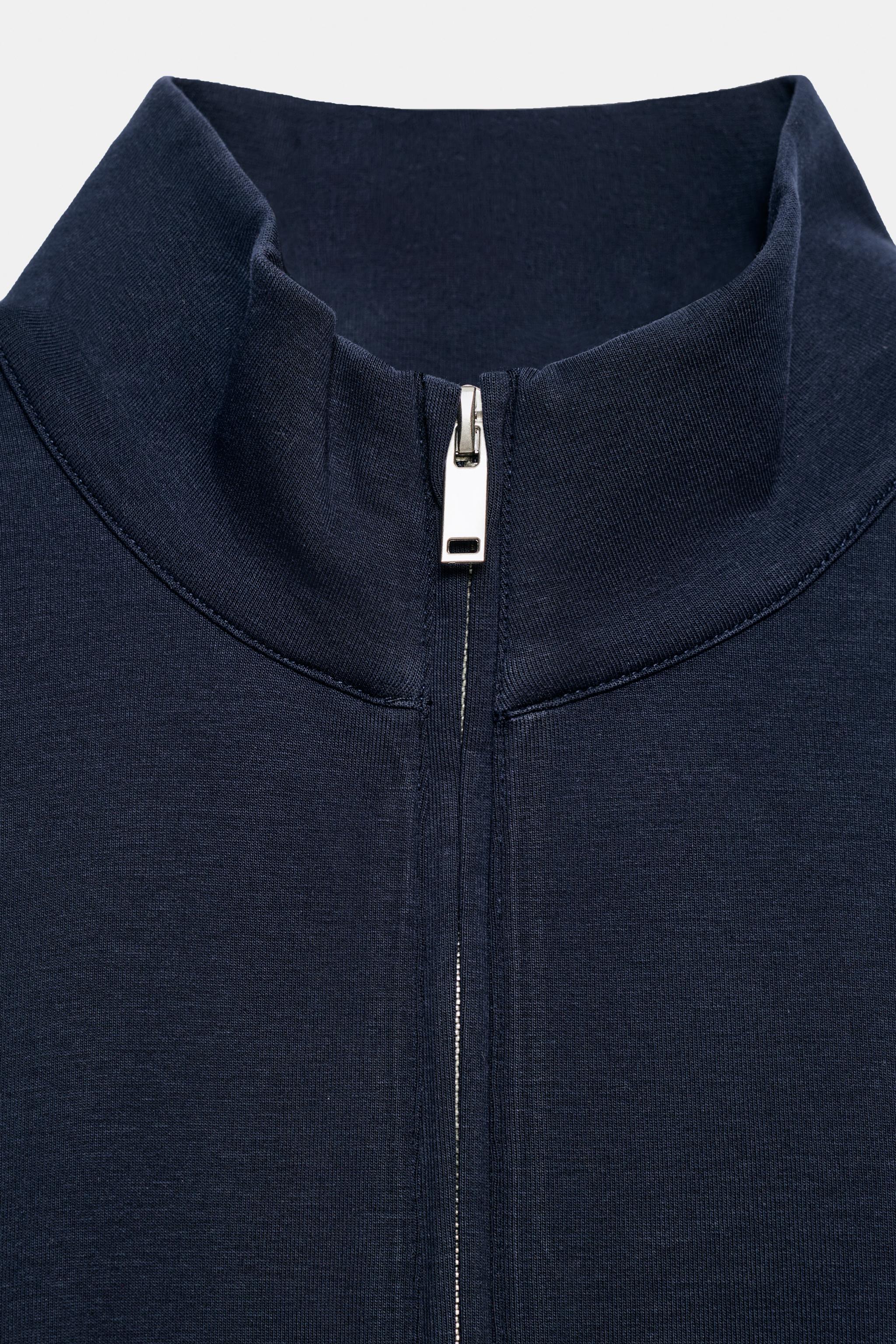 OVERSIZED ZIP-UP SWEATSHIRT