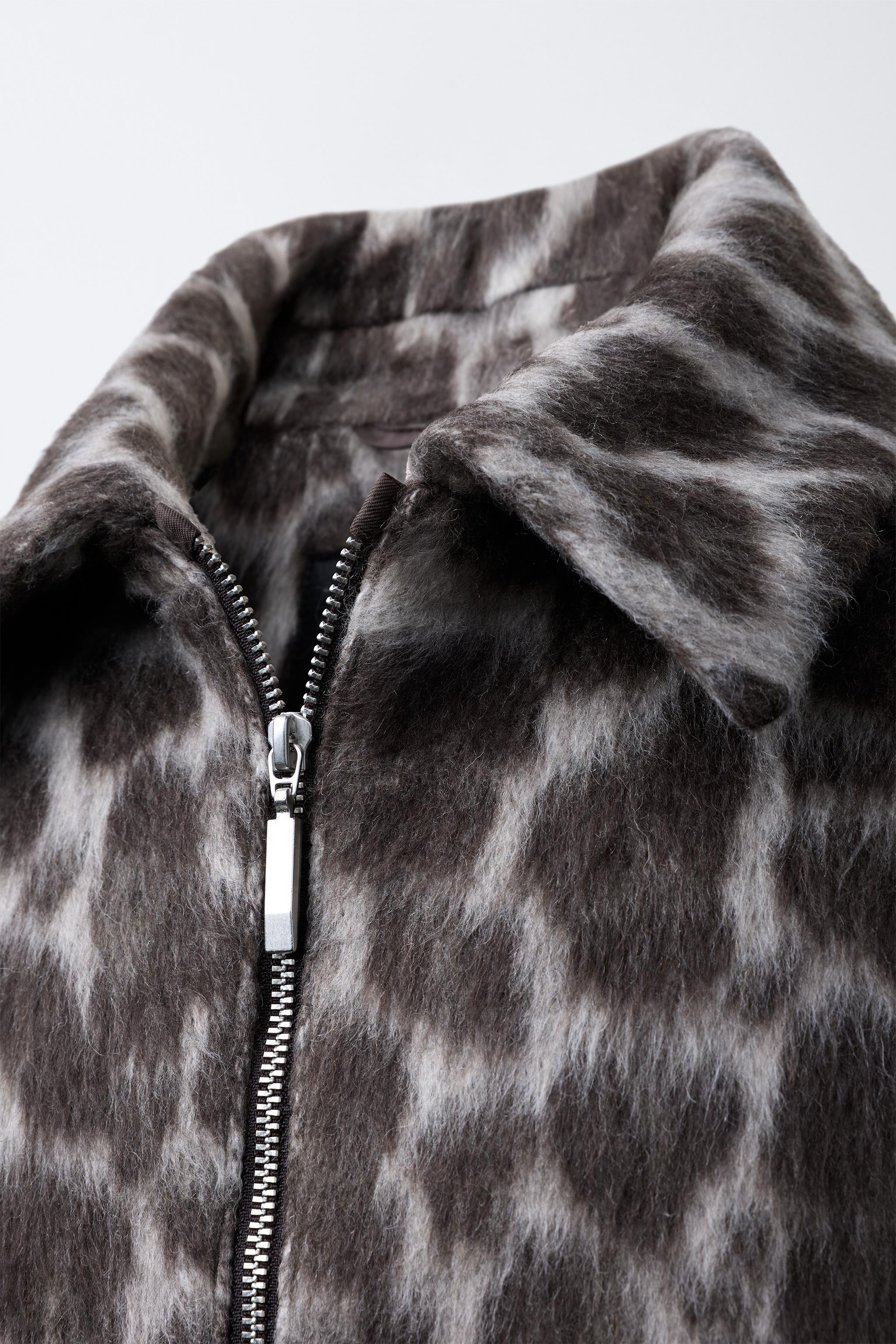 BLOUSON BOMBER ANIMAL PRINT