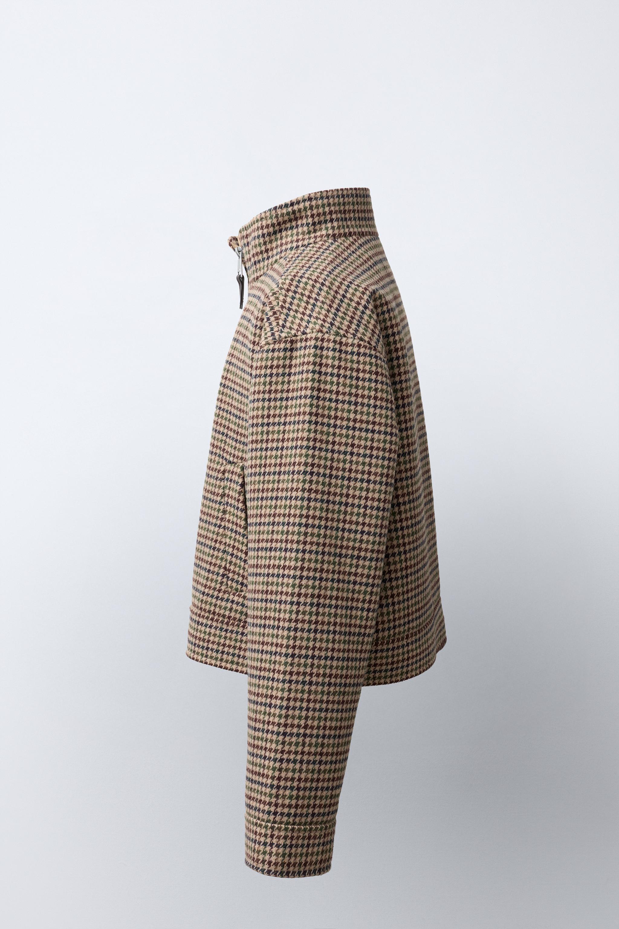 HOUNDSTOOTH PRINT JACKET