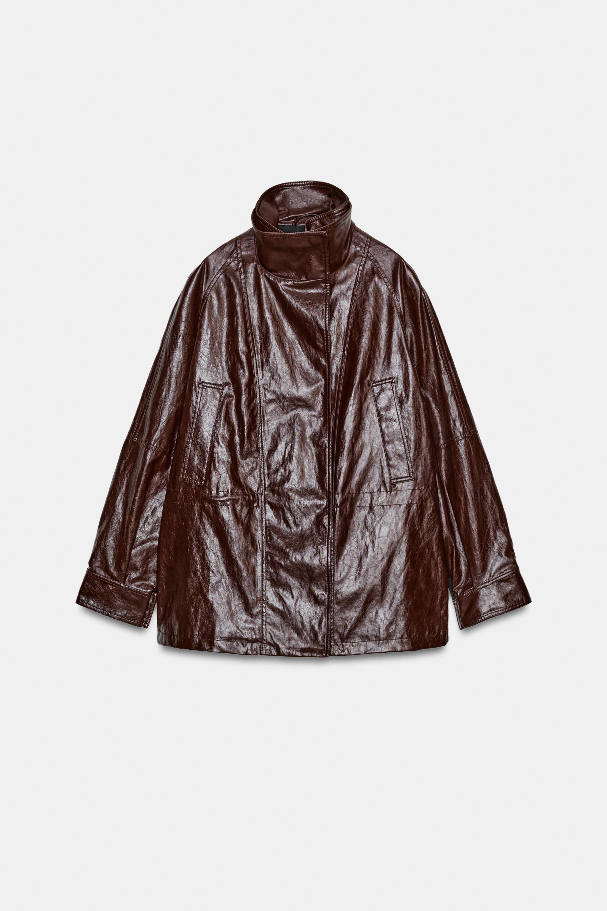 ZW COLLECTION FAUX LEATHER JACKET