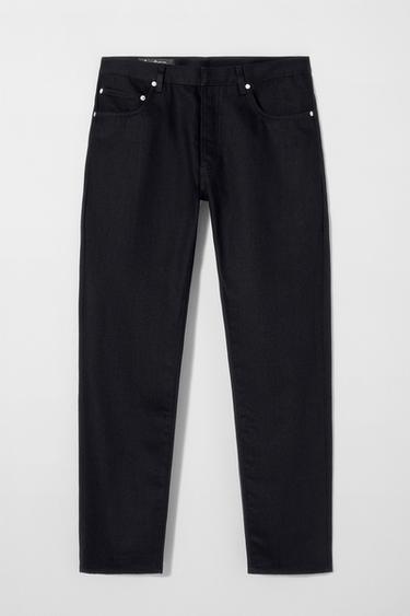 SLIM FIT JEANS BOBBY GILLESPIE X ZARA - Black by Zara