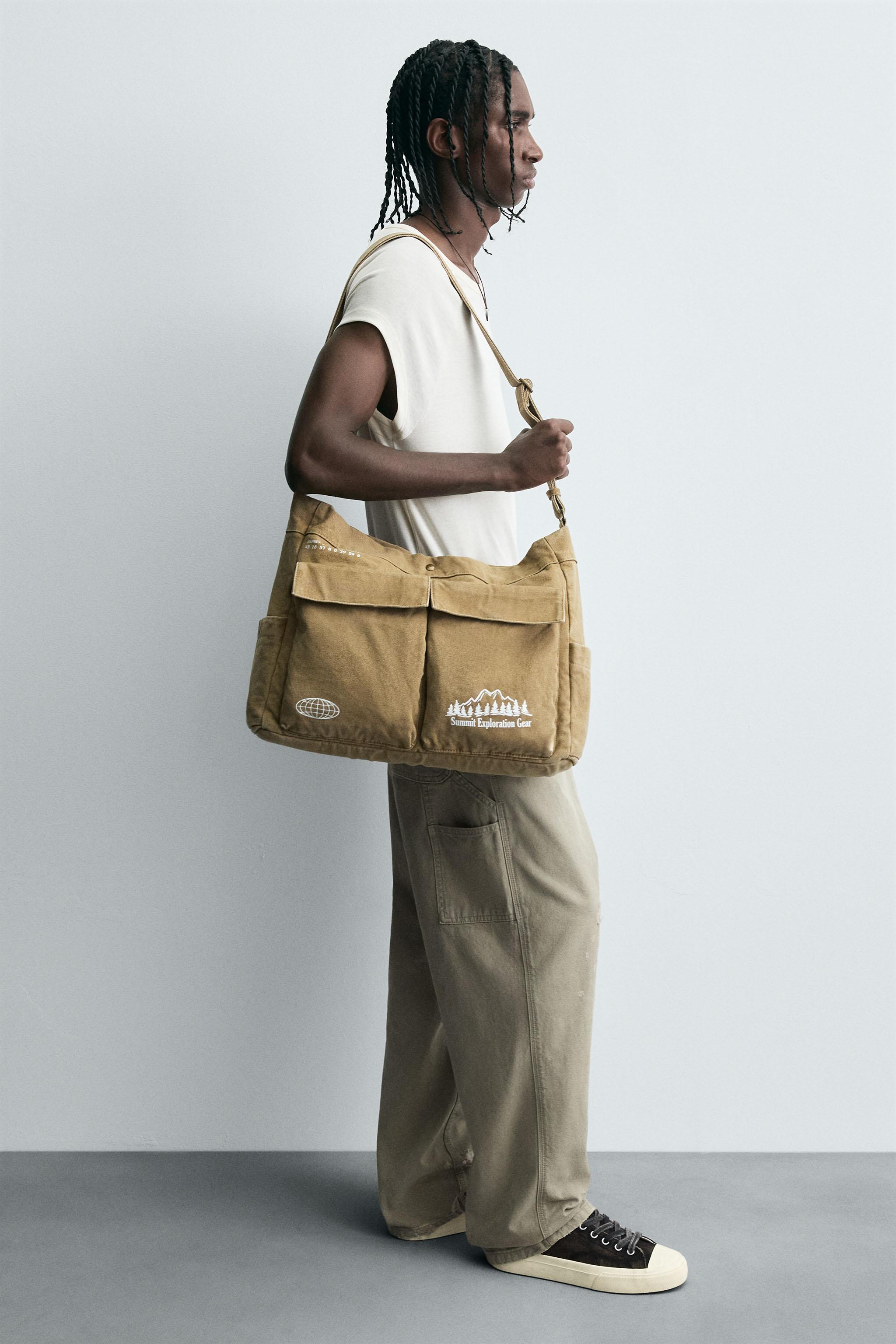 FABRIC SHOULDER BAG