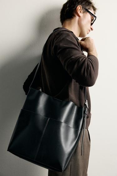 BOLSA TOTE BAG LISA - Preto da Zara - Imagem 0