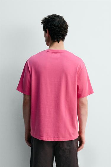 T-SHIRT DE POIDS MOYEN À MANCHES COURTES - 140 de Zara - Image 2