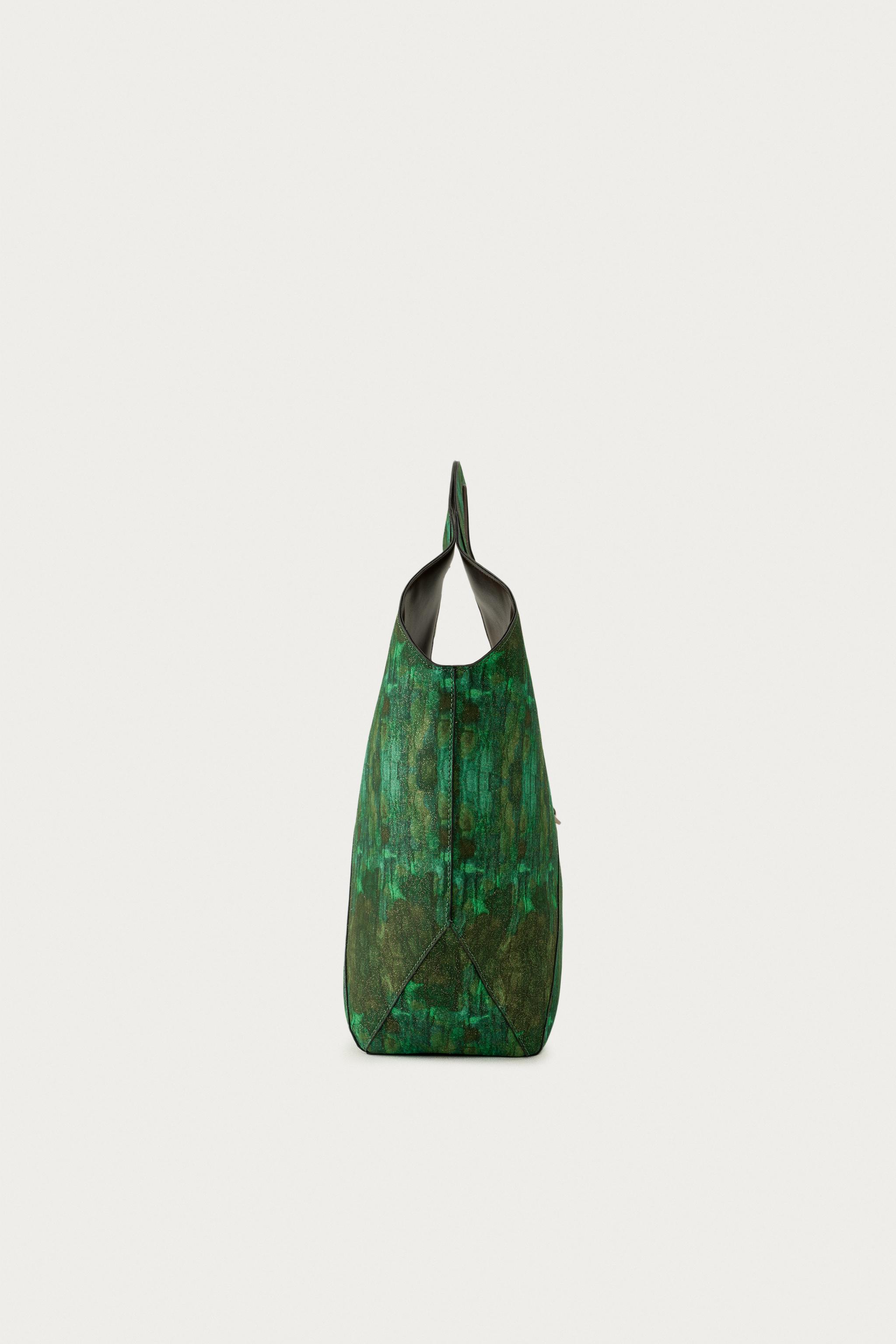 Женские сумки Zara MARISA BERENSON X ZARA PRINTED MAXI SHOPPER — фото 4