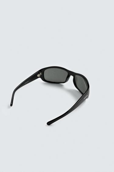 Zara LIMITED EDITION OVAL SUNGLASSES - Black