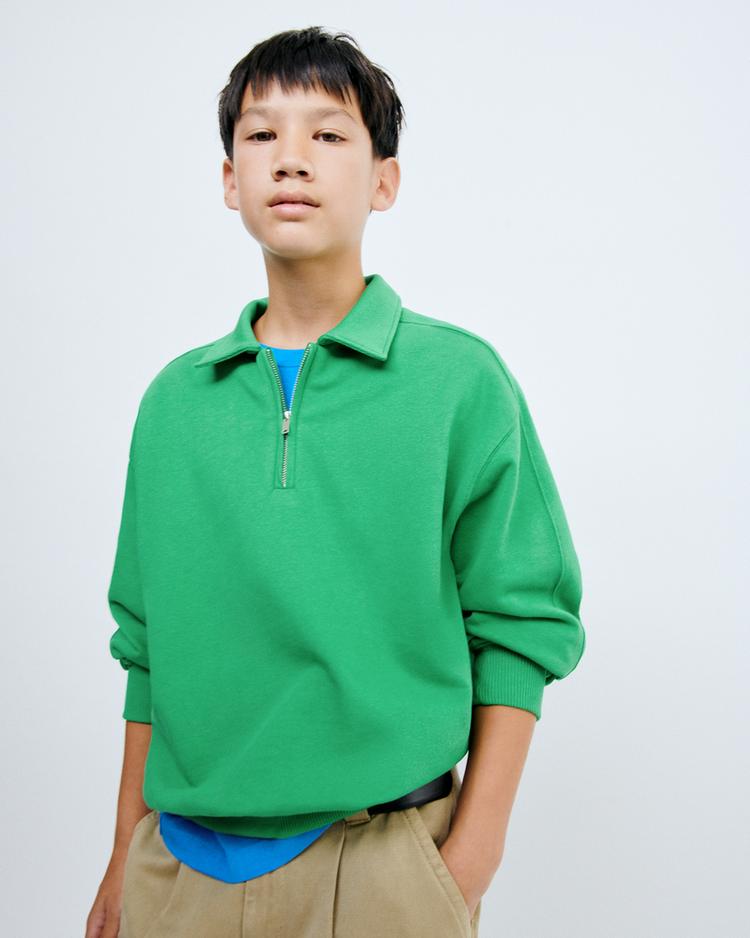 STORIESZ - SUDADERA POLO CREMALLERA