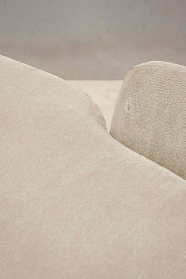 LOVESEAT 01 LINEN COVER - Light beige by Zara - Image 4