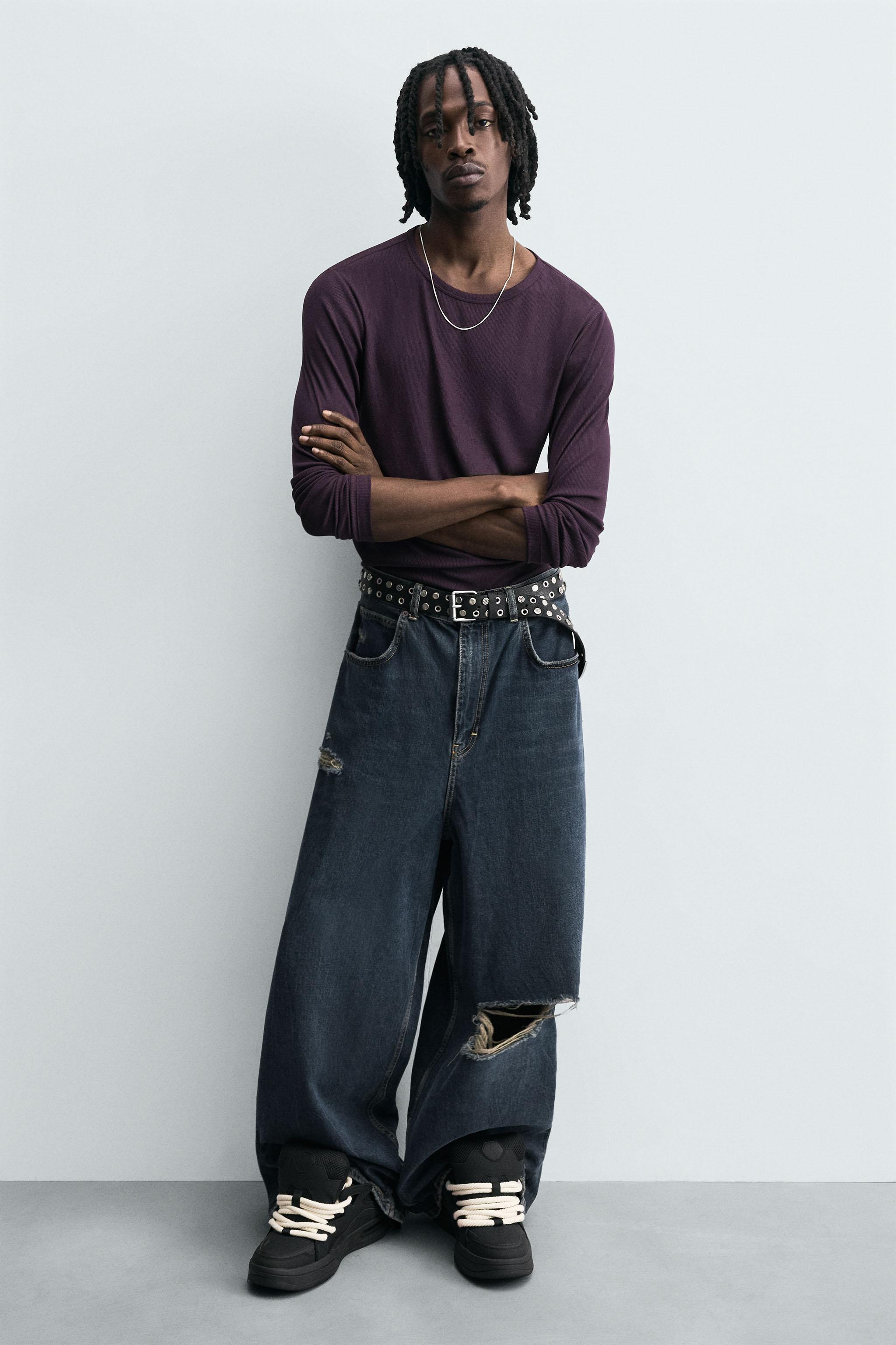 ROPE LACE SKATE TRAINERS - Black | ZARA India