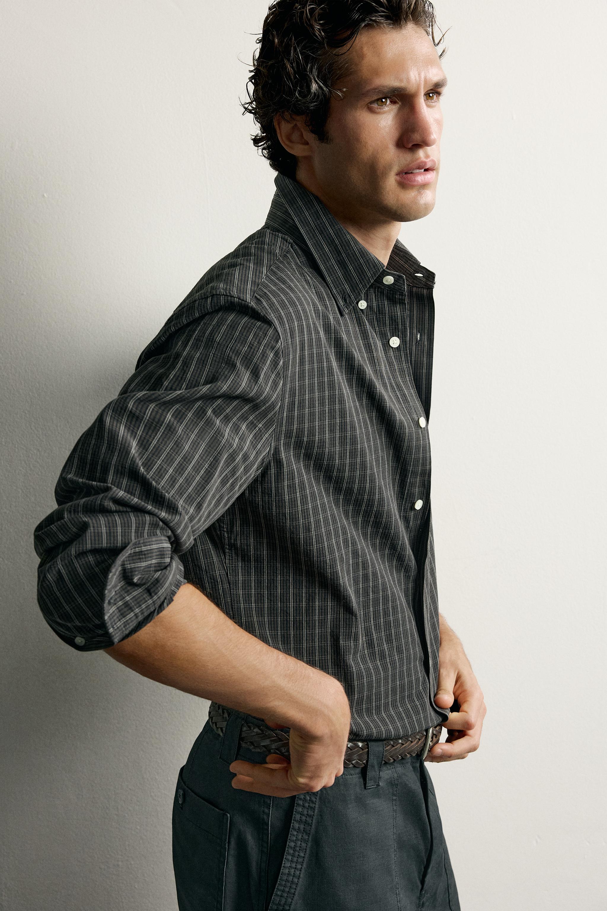 CHECKED REGULAR FIT SHIRT