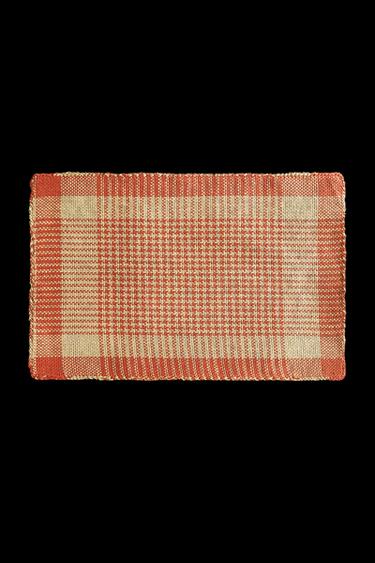 TISCHSET PAPIER KARIERT - Rot / Orange von Zara