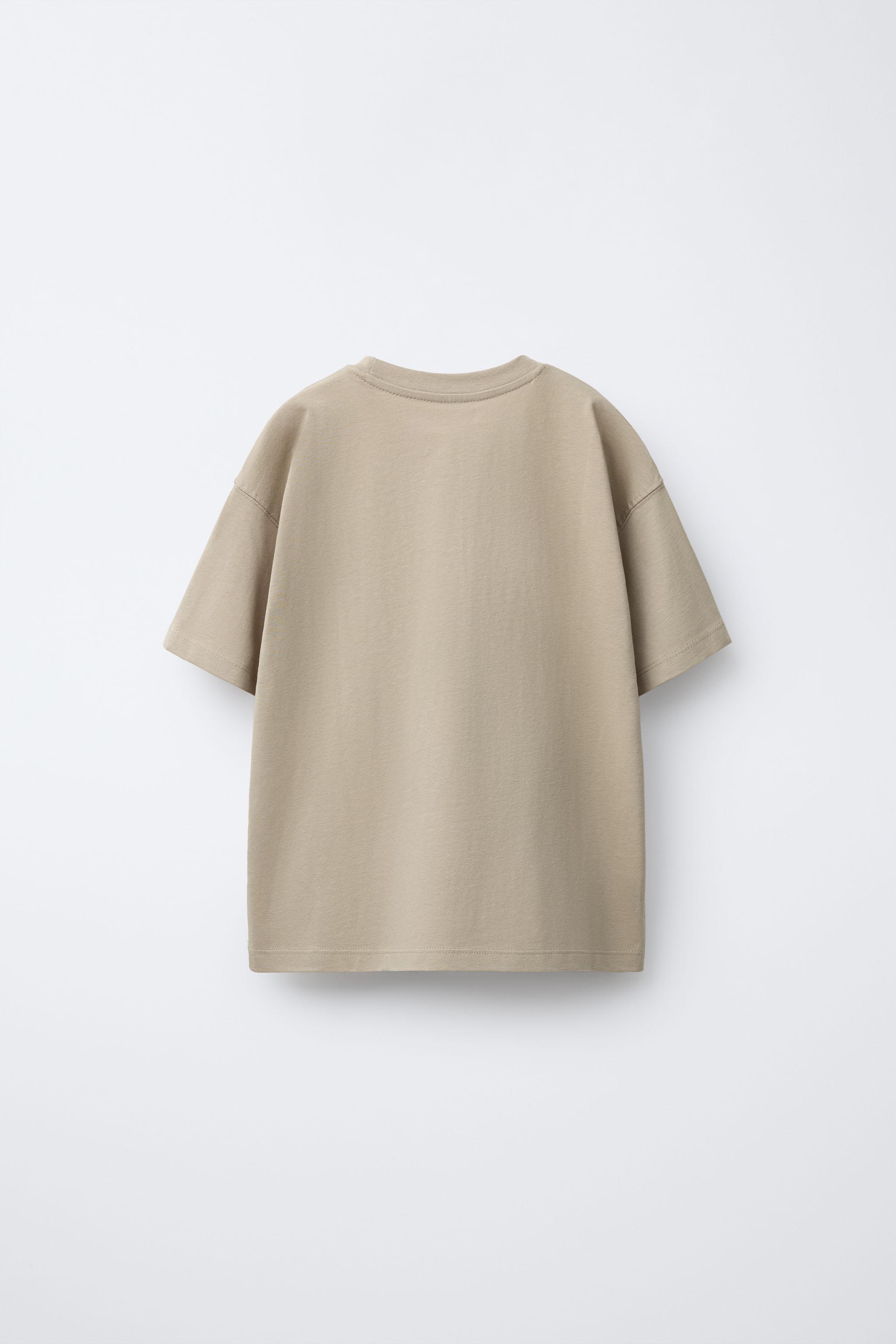 THREE-PACK OF PLAIN T-SHIRTS - taupe brown | ZARA United States