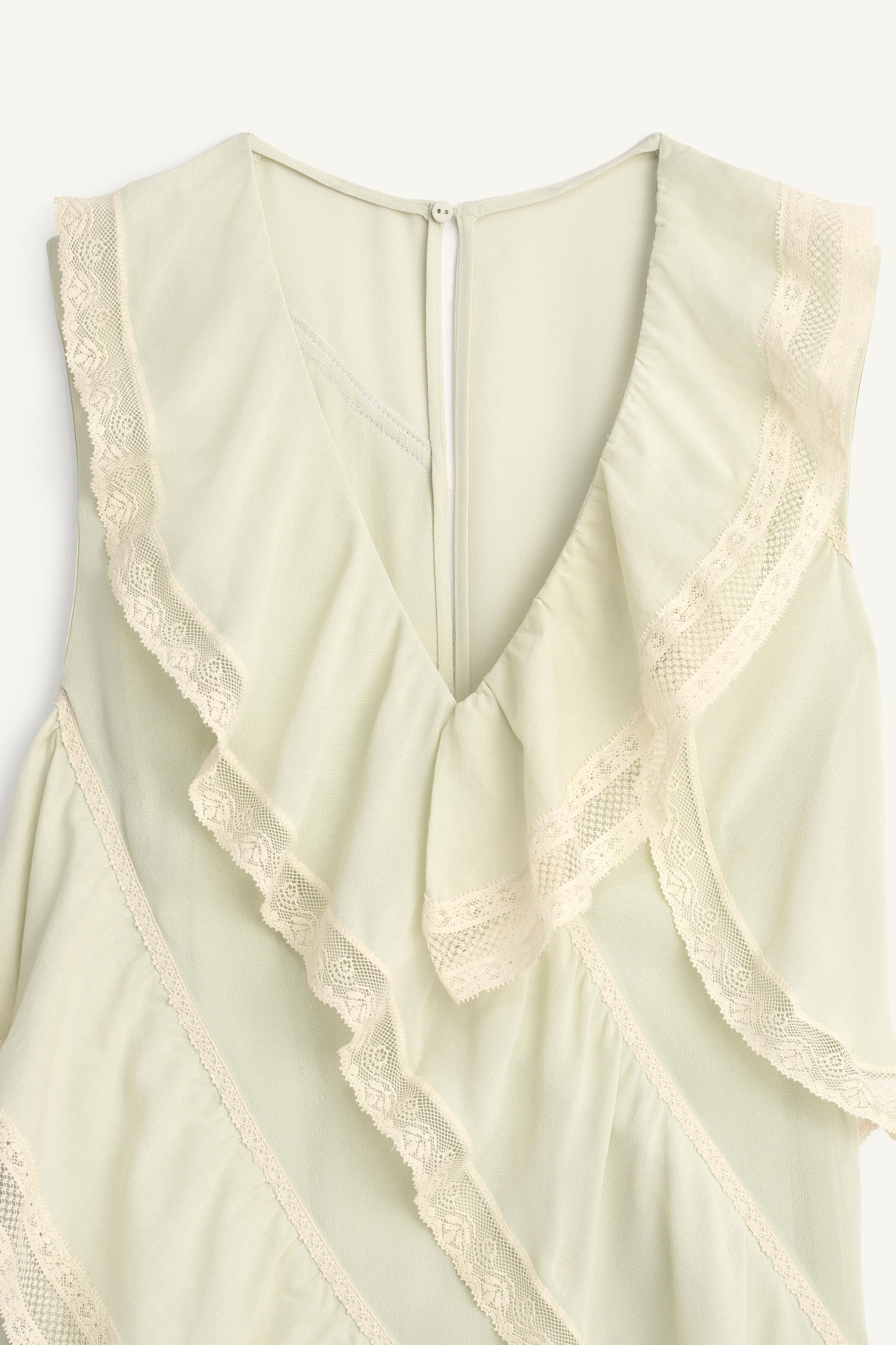 LIMITED EDITION LACE RUFFLE DRESS