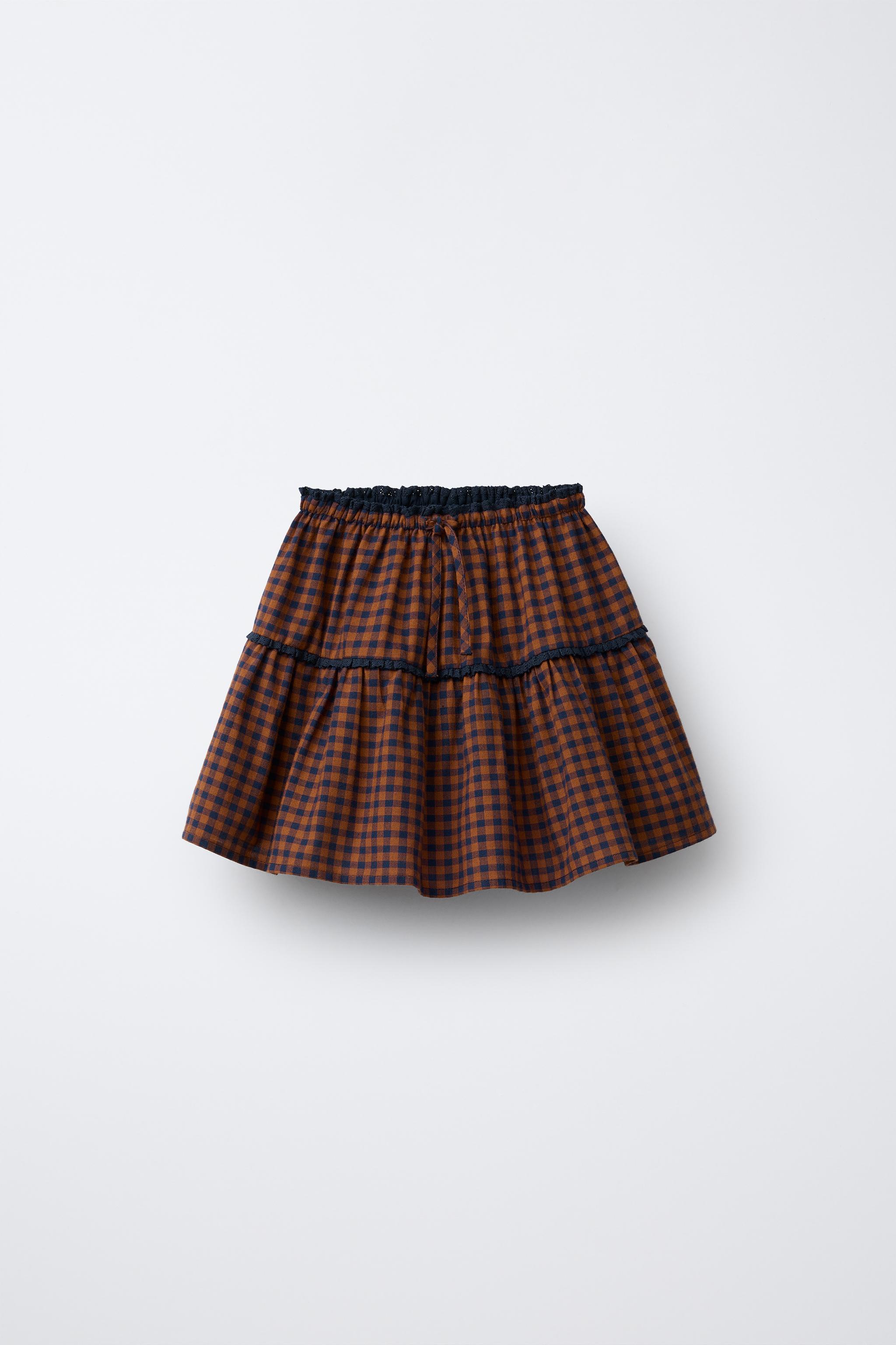 PLAID SKORT