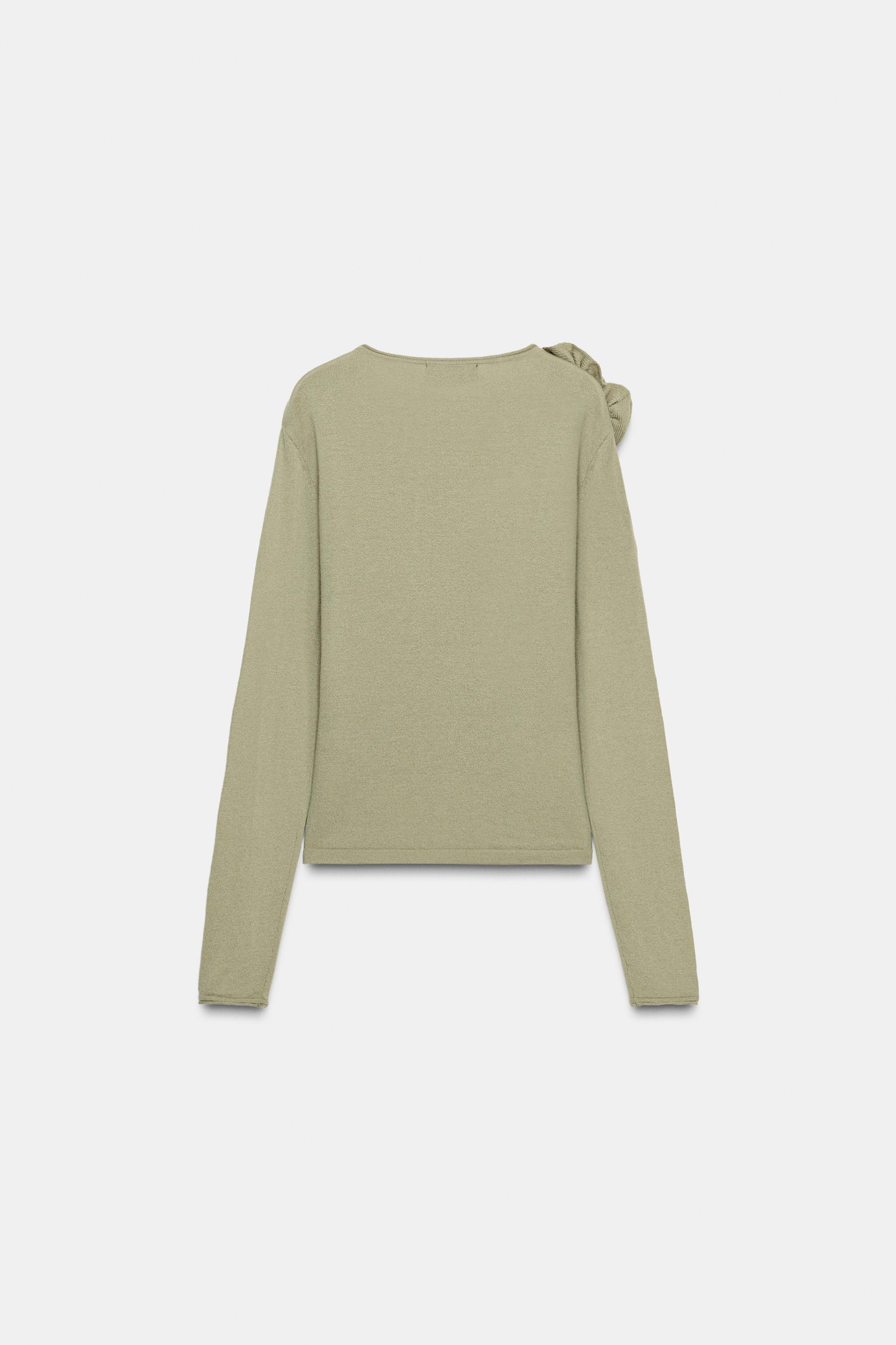 FLORAL WOOL SWEATER