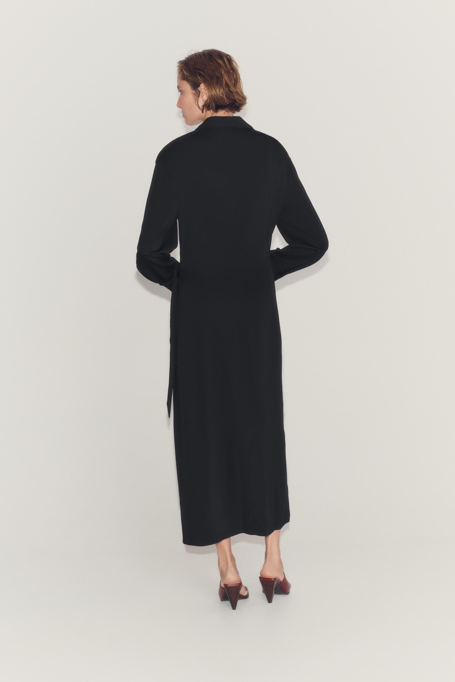 ZW COLLECTION SATIN KNOT DRESS thumbnail 4