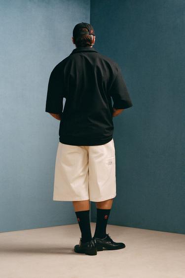 EMBROIDERED COLOUR BLOCK POLO SHIRT WILLY CHAVARRIA X ZARA - Black by Zara