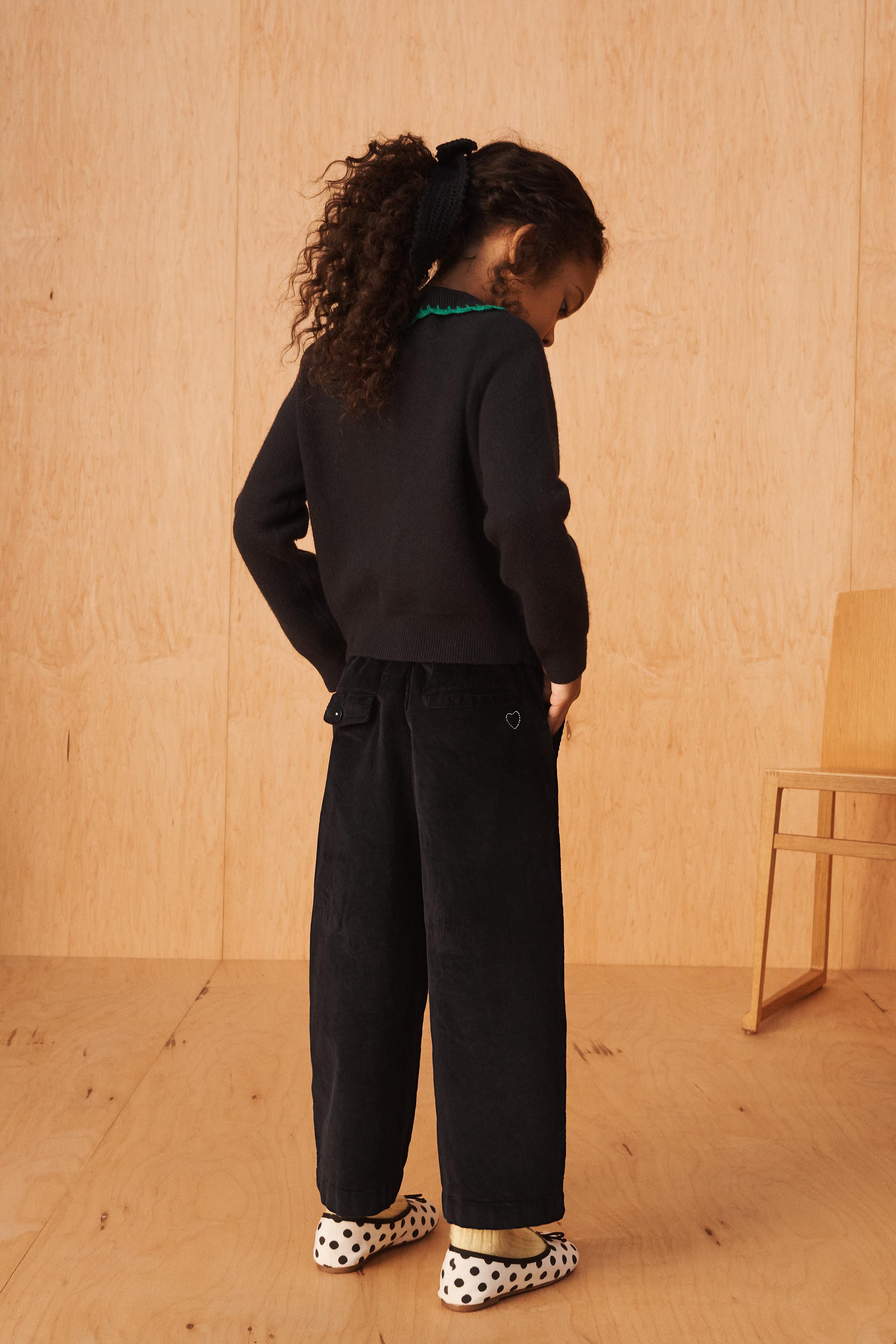 LIMITED EDITION VELVET BAGGY PANTS WITH MODAL