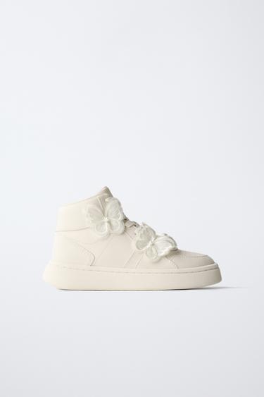 FANTASY HIGH-TOP SNEAKERS - White by Zara