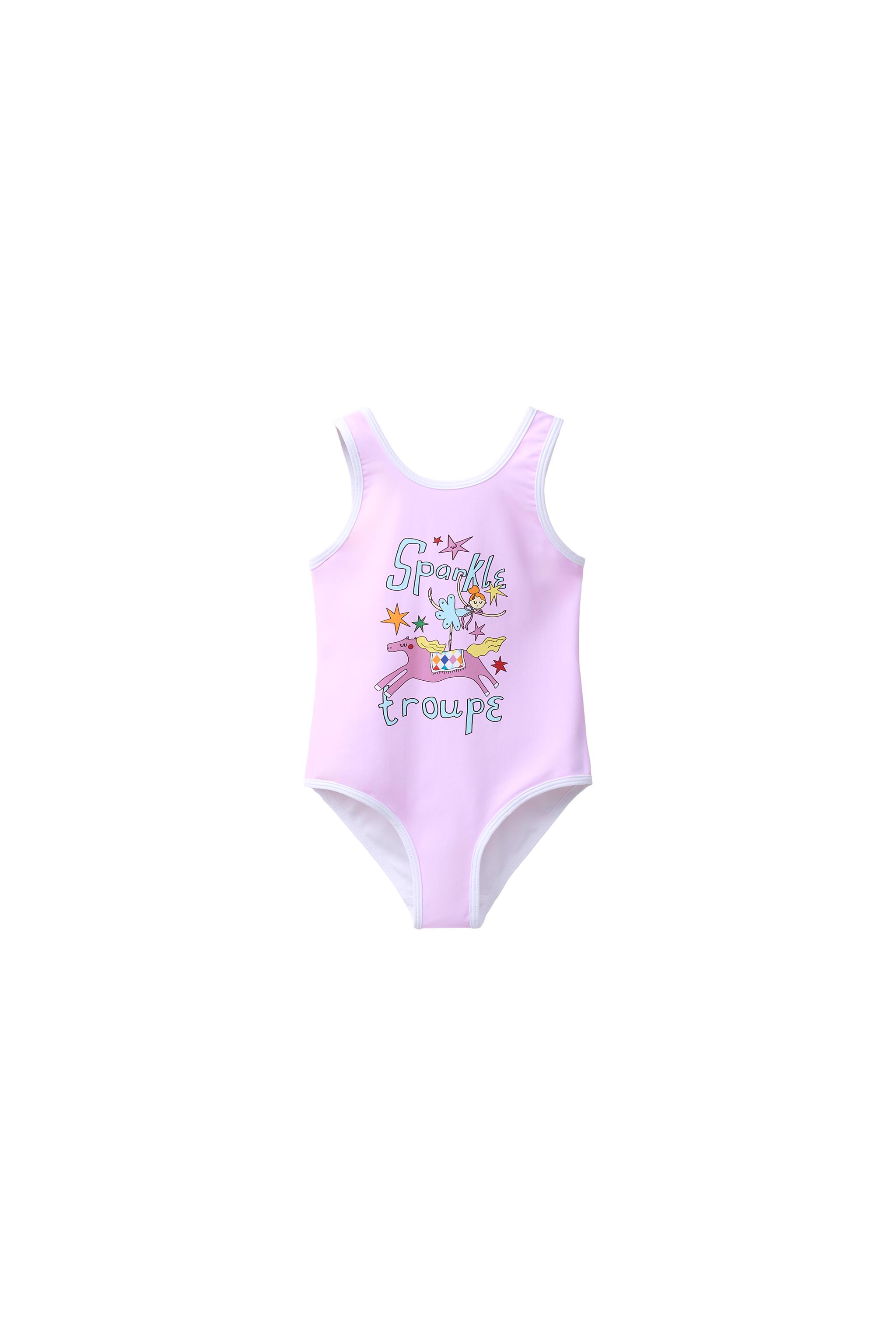 2-6 YEARS / CIRCUS PRINT SWIMSUIT - Pink / Mauve | ZARA United States