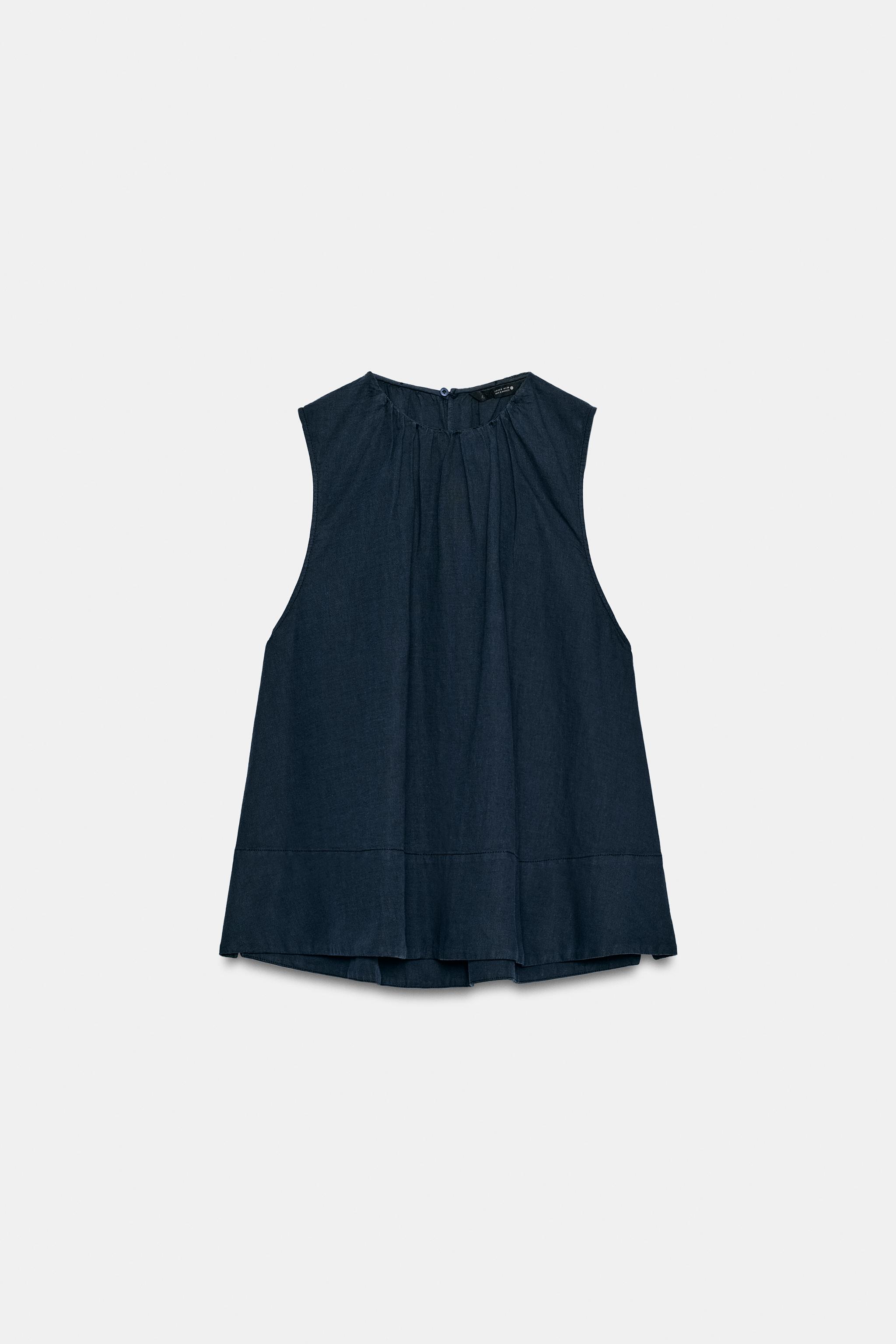 Zara ZW COLLECTION KETEN BLUZ görsel 5