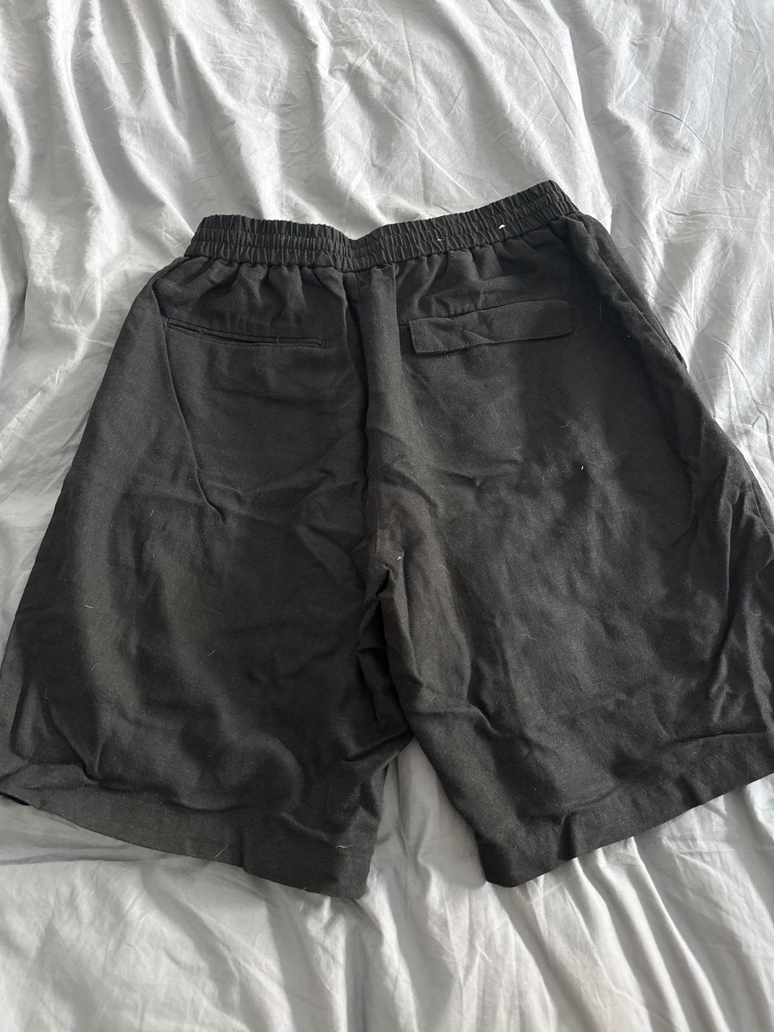 VISCOSE - LINEN BERMUDA SHORTS - Image 3