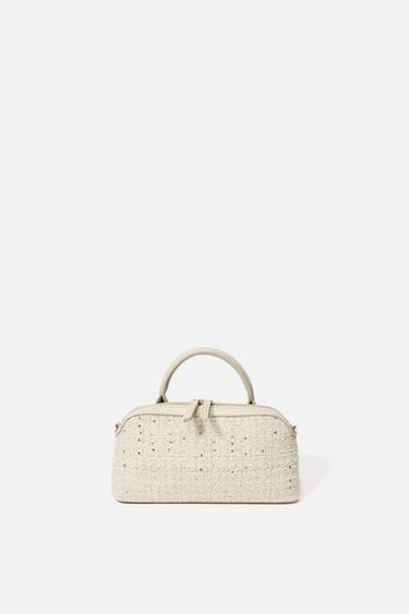 RIGID WOVEN BAG -  by Zara