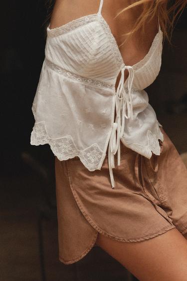 SHORT FENTES - Terracota de Zara - Image 2