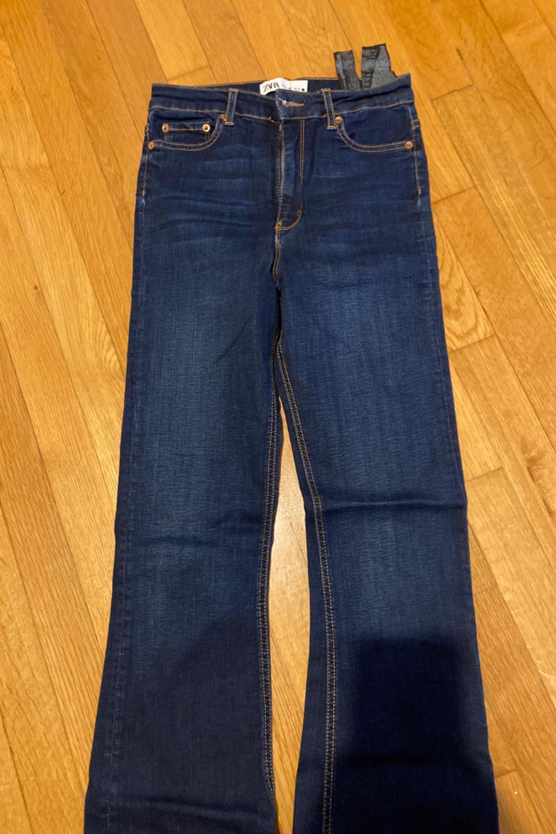 ZW PREMIUM THE HIGH WAIST SKINNY FLARE MELLOW BLUE JEANS - Image 4