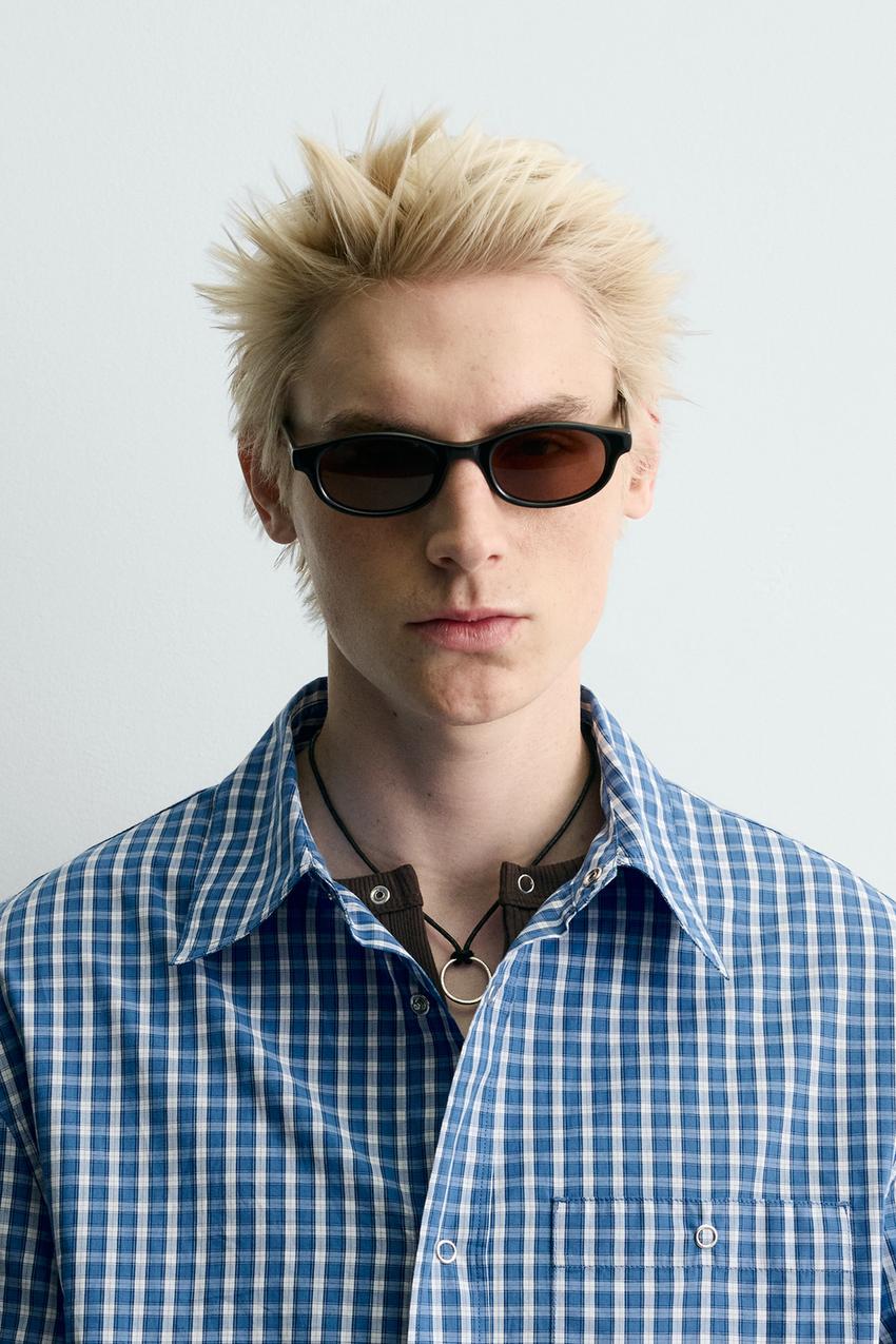 OVAL SUNGLASSES - Brown | ZARA United States display picture 1