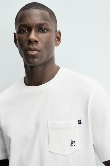 BOXY FIT SLOGAN T-SHIRT - Oyster-white by Zara - Image 4