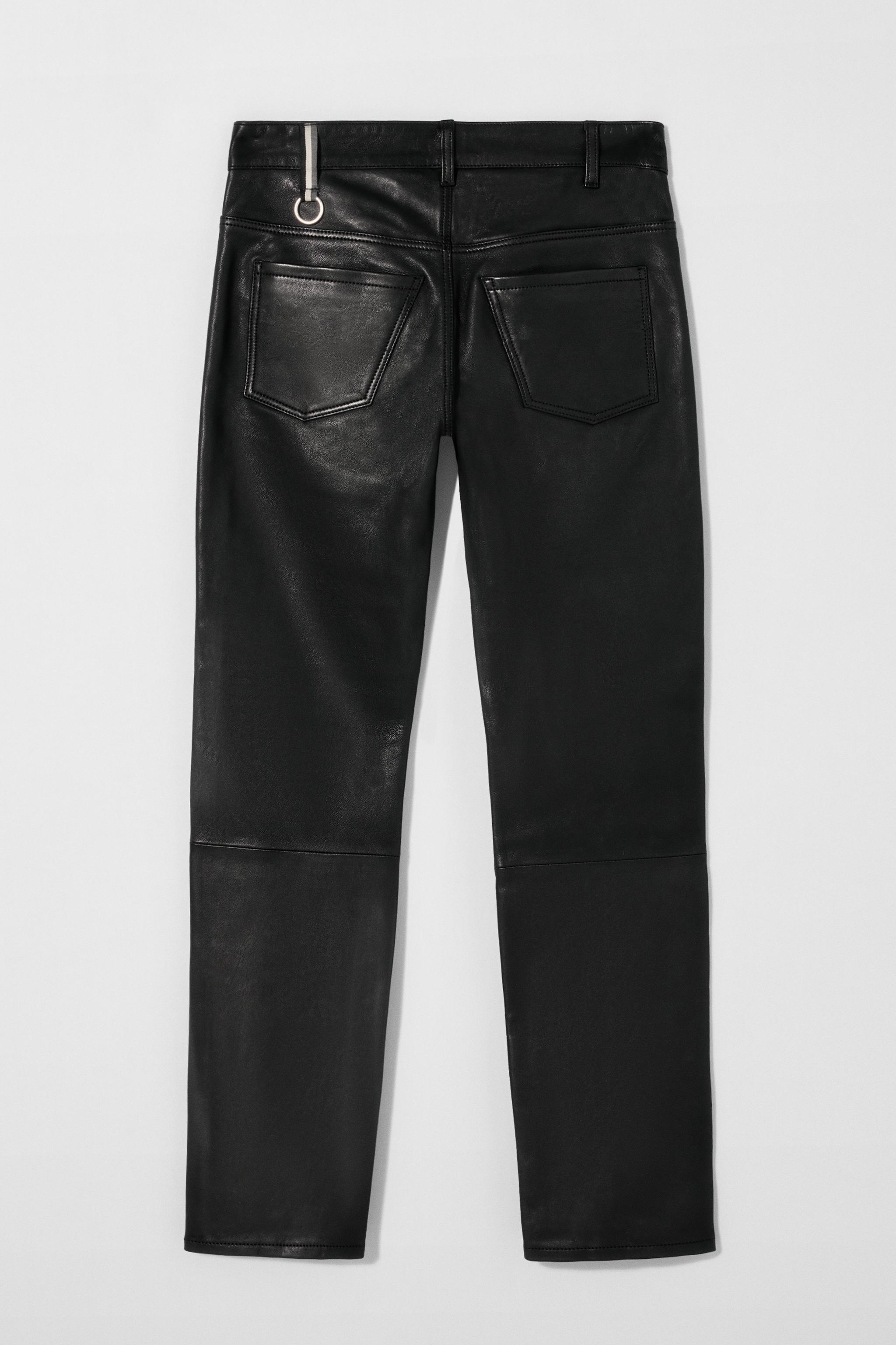 PANTALONI IN PELLE BOBBY GILLESPIE X ZARA - Nero | ZARA Italia / Italy
