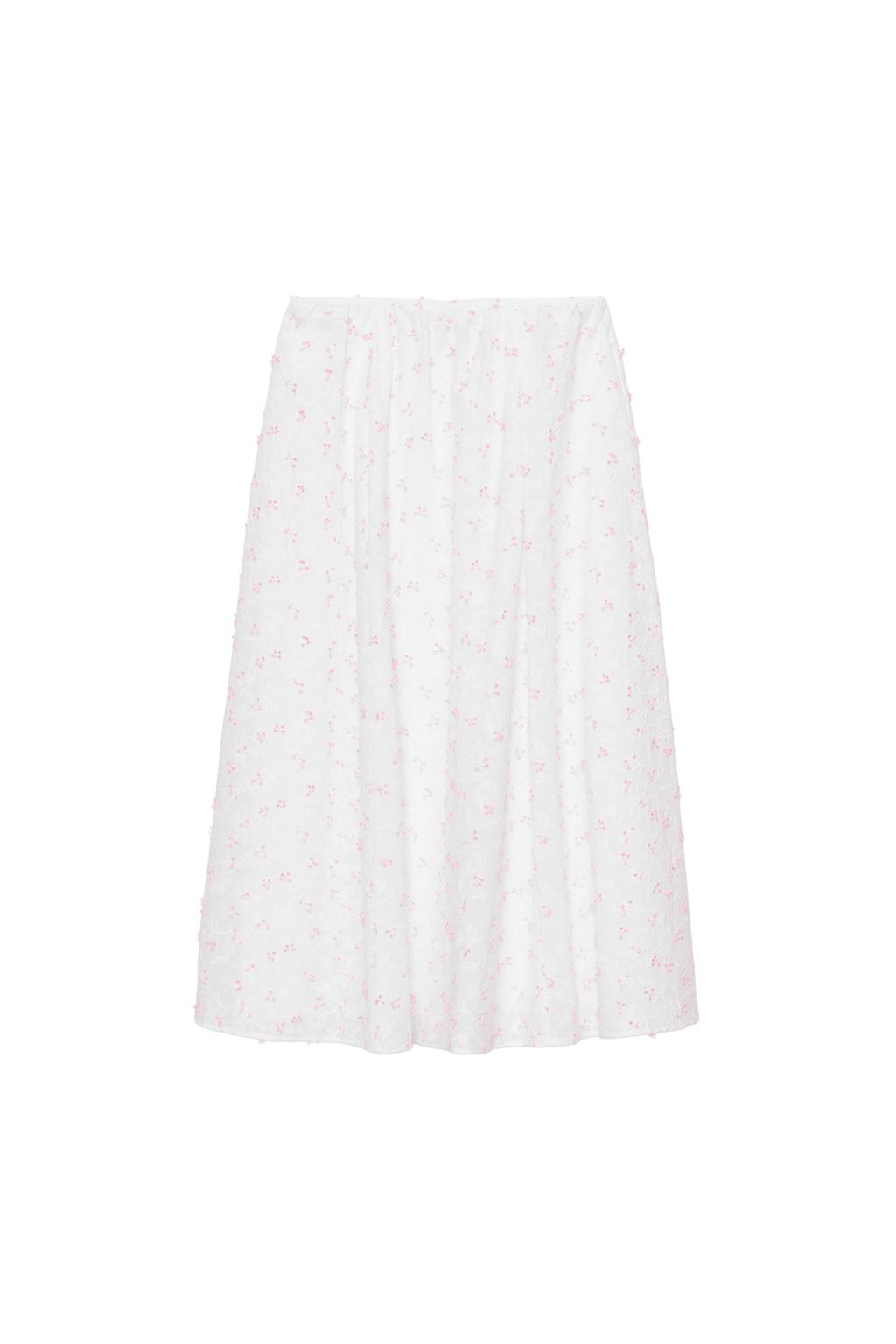 STRUCTURED LAYERED MIDI SKIRT - image 3