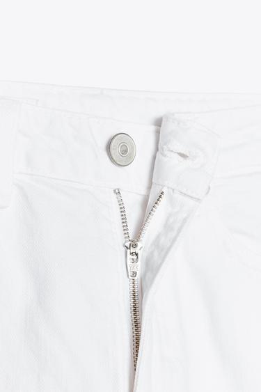 JEAN TRF MOM FIT AVEC TAILLE HAUTE - Blanc de Zara - Image 9