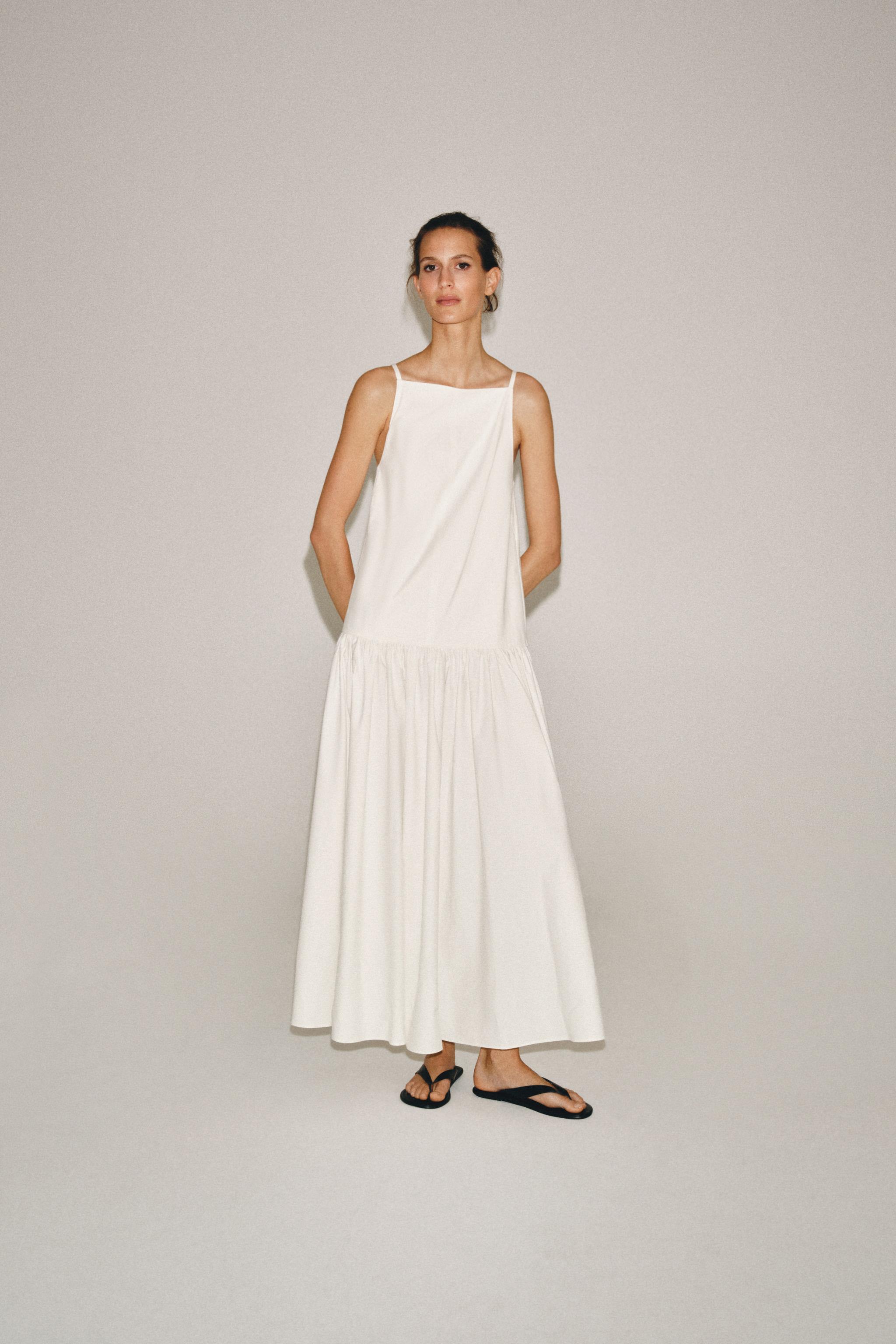 Женские платья Zara ZW COLLECTION PLEATED DRESS