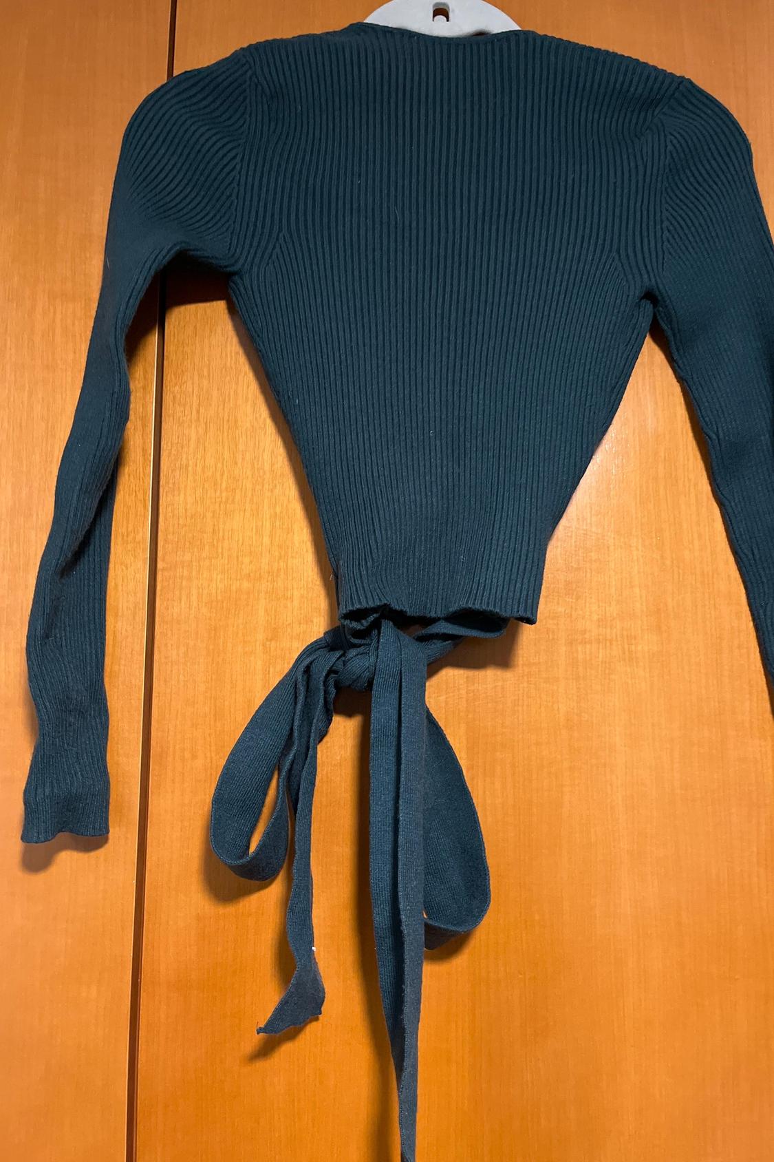KNIT WRAP CARDIGAN - Image 2