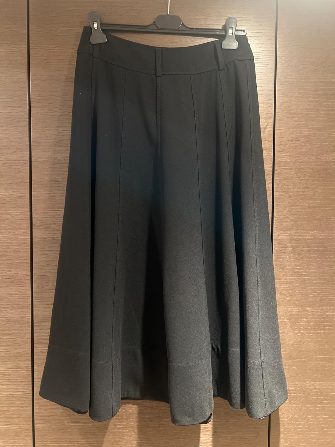 ZW COLLECTION FLARED BELT SKIRT - Image 8