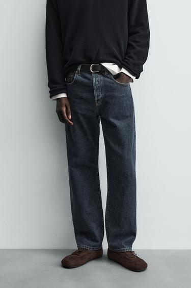 JEANS REGULAR FIT - Azul de Zara