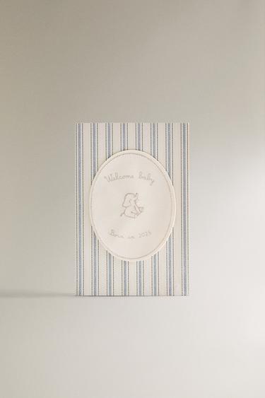 WELCOME BABY ELEPHANT CARD - Cream by Zara - Image 0