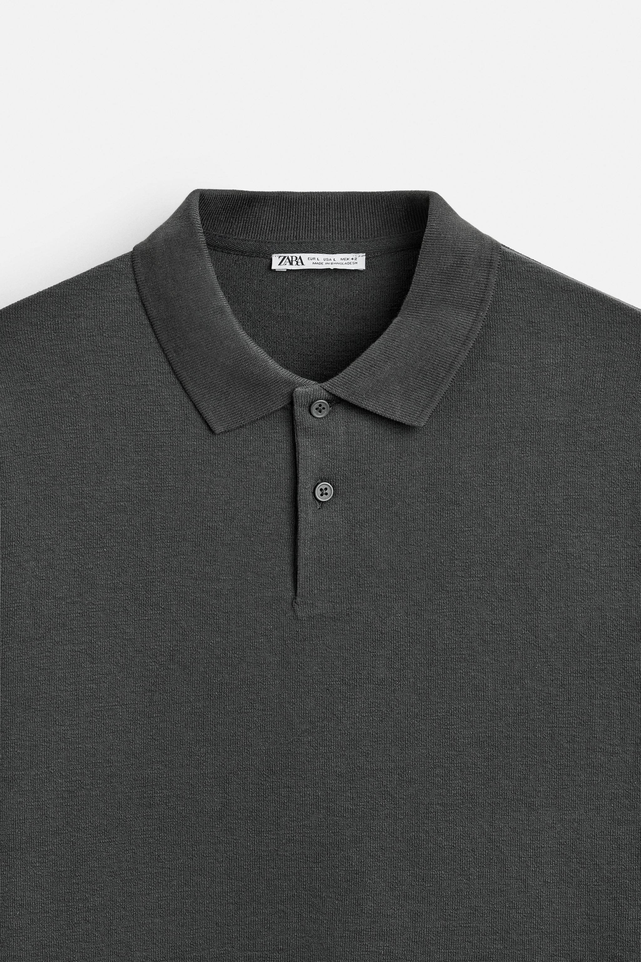 TEXTURED POLO - Gray | ZARA United States