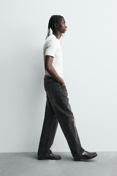 RELAXED FIT JEANS - Green by Zara - Image 5