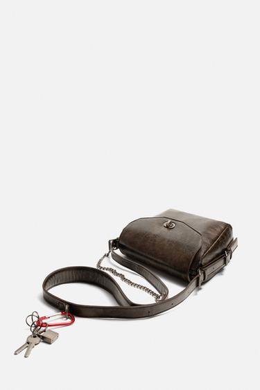 SAC BANDOULIÈRE CHAÎNE - Marron de Zara - Image 4