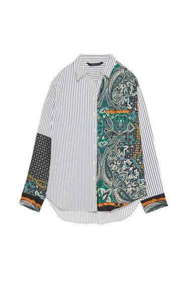 CONTRASTING STRIPED SHIRT