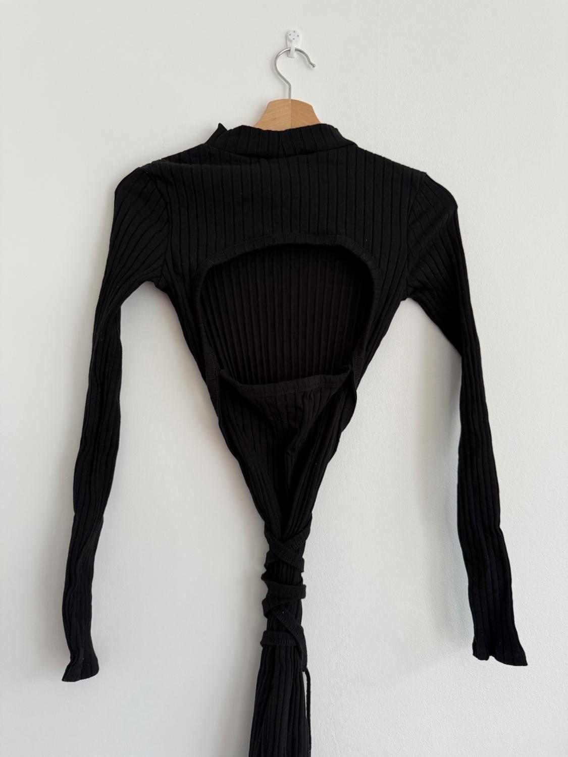RIBBED CUT-OUT DRESS - Image 3