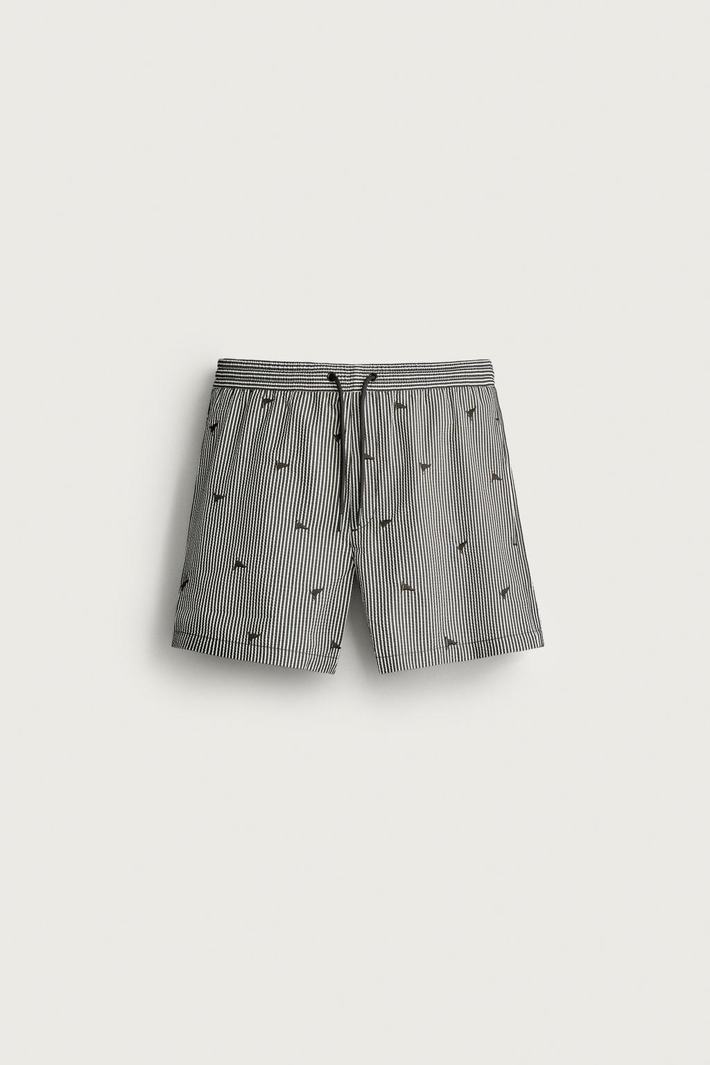 EMBROIDERED SEERSUCKER SWIMWEAR