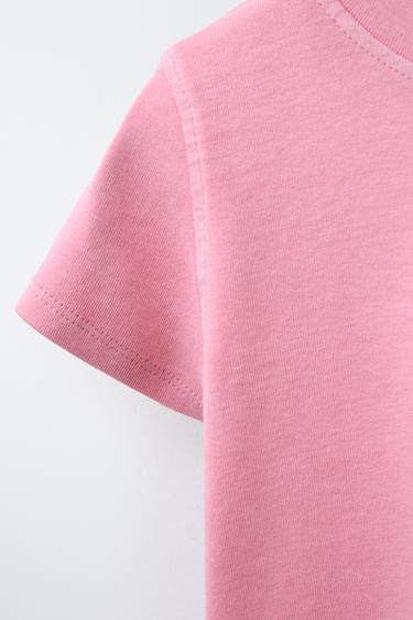 SLOGAN PRINT T-SHIRT - Pink by Zara - Image 3