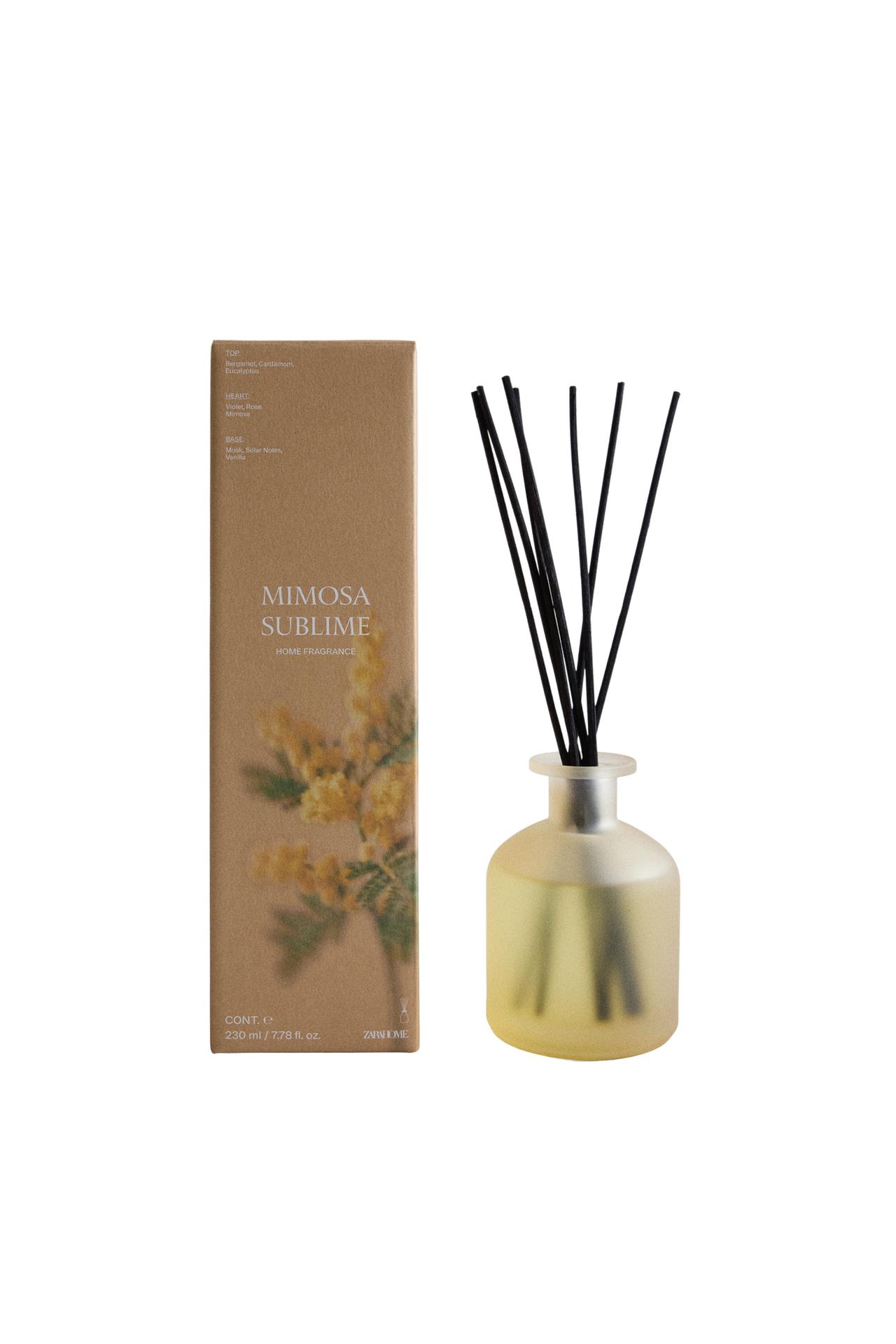 АРОМАТИЧЕСКИЙ ДИФФУЗОР С ПАЛОЧКАМИ MIMOSA SUBLIME (230 МЛ)